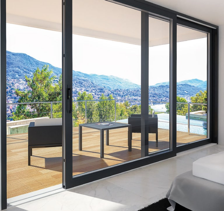 Cửa nhôm kính mở trượt